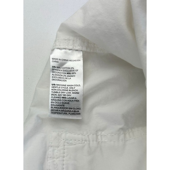 Chico's Roll Tab Crop Pant Effortless Closet Staple Coastal Grandma Size 3-XL - Picture 12 of 12